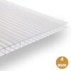 Heldere 4 mm polycarbonaat kanaalplaat Macrolux Multiwall voor kweekkas