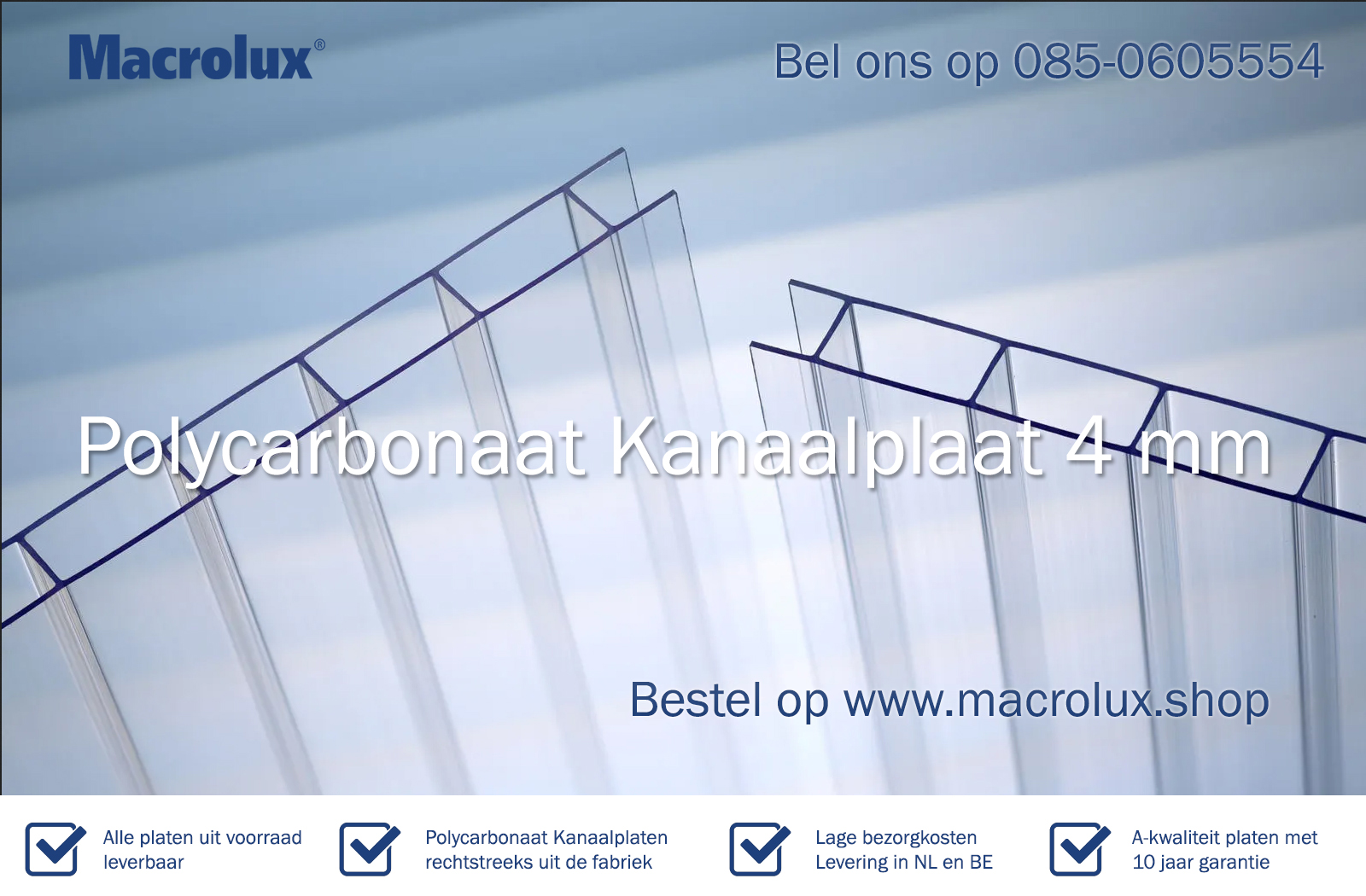 Polycarbonaat Kanaalplaat 4 mm Youtube