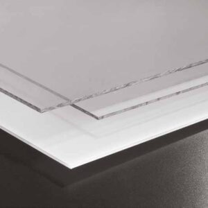 Heldere massieve polycarbonaatplaat Macrolux Solid 6 mm